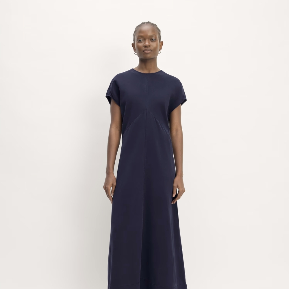 Elegant Navy Blue Dress